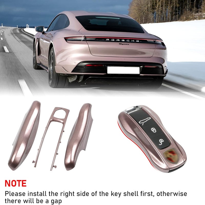 Jaronx غطاء مفتاح جارانكس بورش - معدني توت مجمد - Image 5