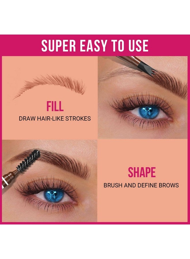 iMethod Microblading Eyebrow Pen - Eyebrow Pencil 2-in-1 Dual-Ended Eye Brow Pencils for Women with 3-Fork-Tip and Spoolie Brush Create Natural Hair-Like Defined Brows, Last All-Day, Dark Brown - Image 5