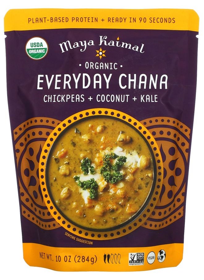 Maya Kaimal - Organic Everyday Chana Chickpeas + Coconut + Kale 10 oz (284 g) - Image 1