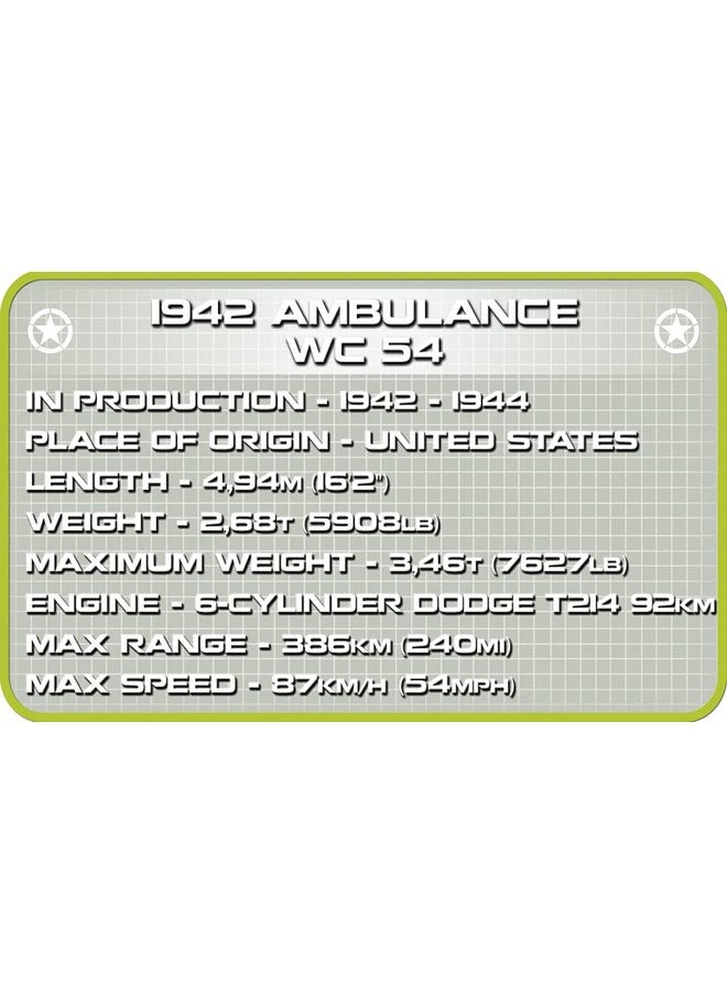 COBI COBI Historical Collection 1942 Ambulance WC 54  - Image 5