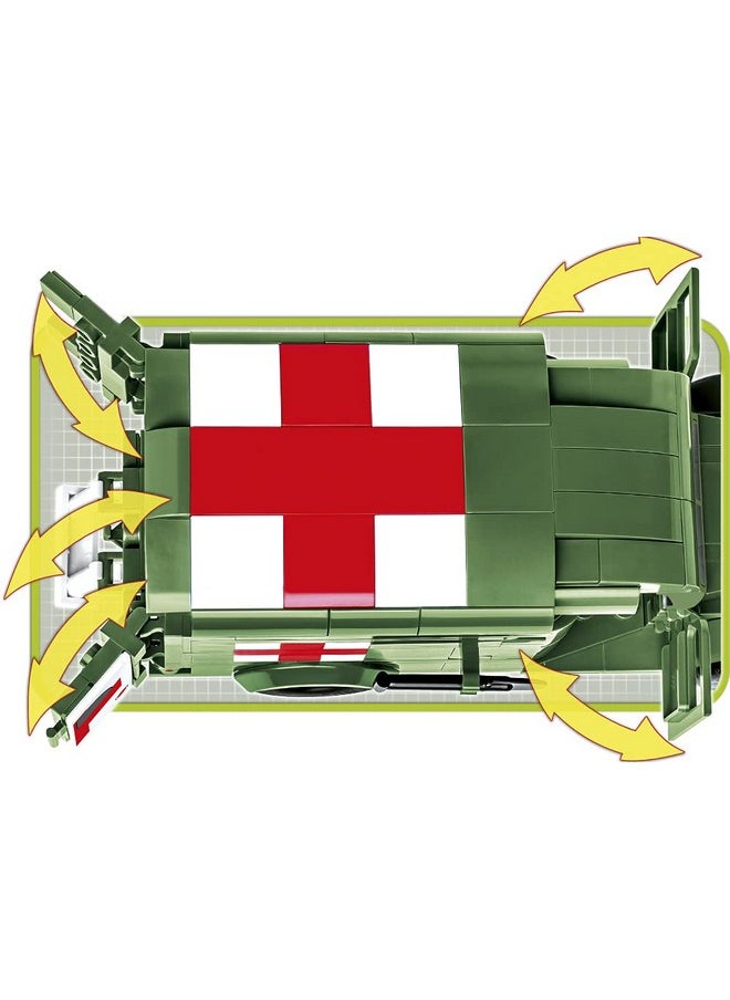 COBI COBI Historical Collection 1942 Ambulance WC 54  - Image 3