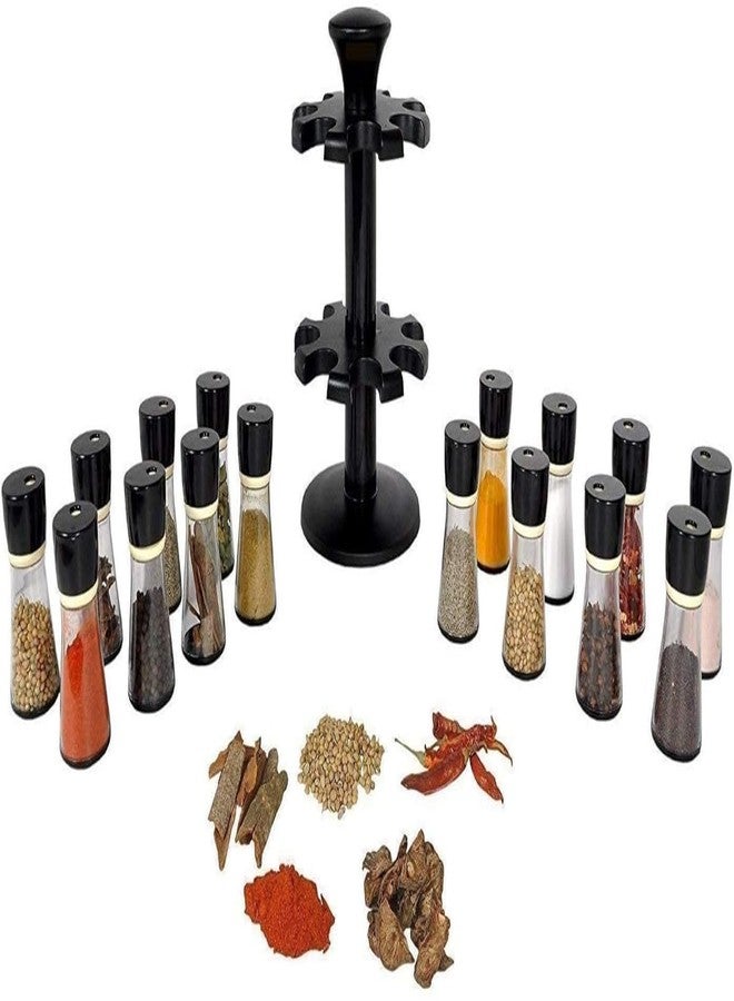 BBD kitchen shop Multipurpose Revolving Plastic Spice Rack Masala Rack Masala Organiser (Pack of 16 Pcs) - Image 5