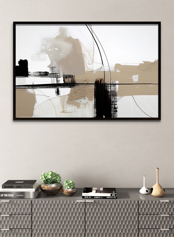 4gdran Canvas Wall Art For Wall Decoration Abstract Design With A Hollow Frame Size 120x80cm One Piece  - Image 2