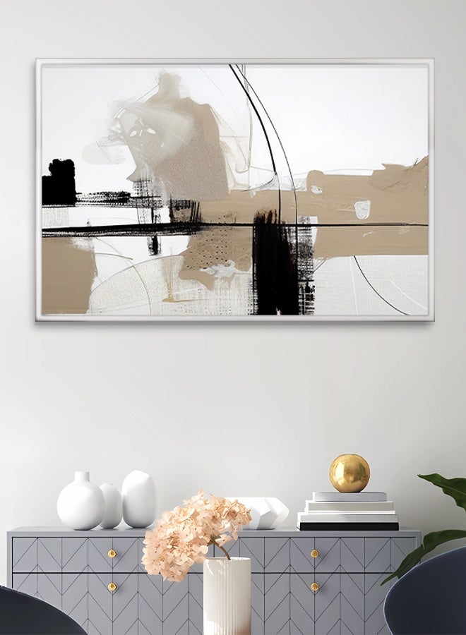 4gdran Canvas Wall Art For Wall Decoration Abstract Design With A Hollow Frame Size 120x80cm One Piece  - Image 3