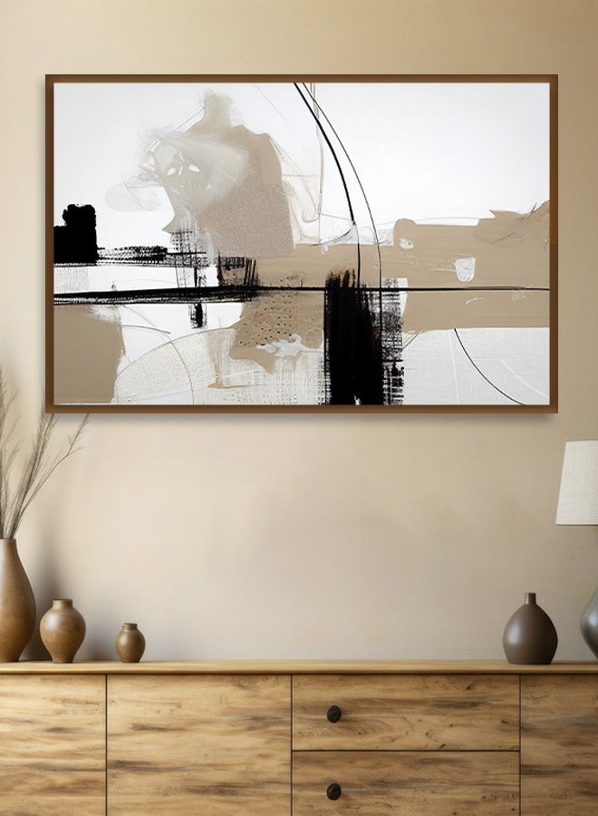 4gdran Canvas Wall Art For Wall Decoration Abstract Design With A Hollow Frame Size 120x80cm One Piece  - Image 4