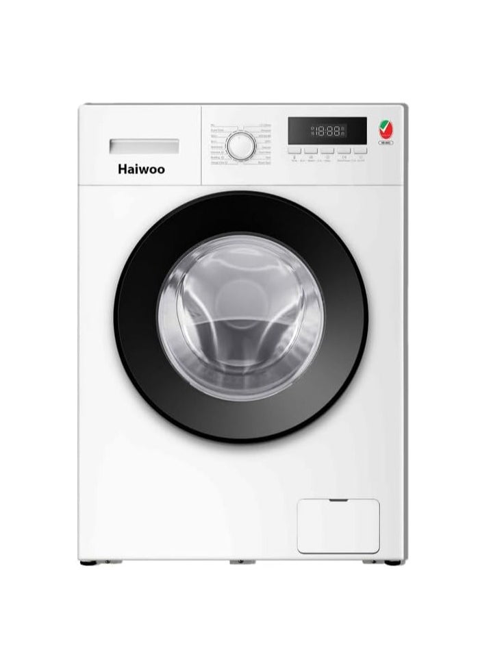 Haiwoo - Haiwoo 7Kg Front Load Washing Machine , Speed1200 RPM Smart Unblance Protection, Memory Of Power Interrupt, Overheating Control, Child Lock Drum Clean,  Cm White - Image 1