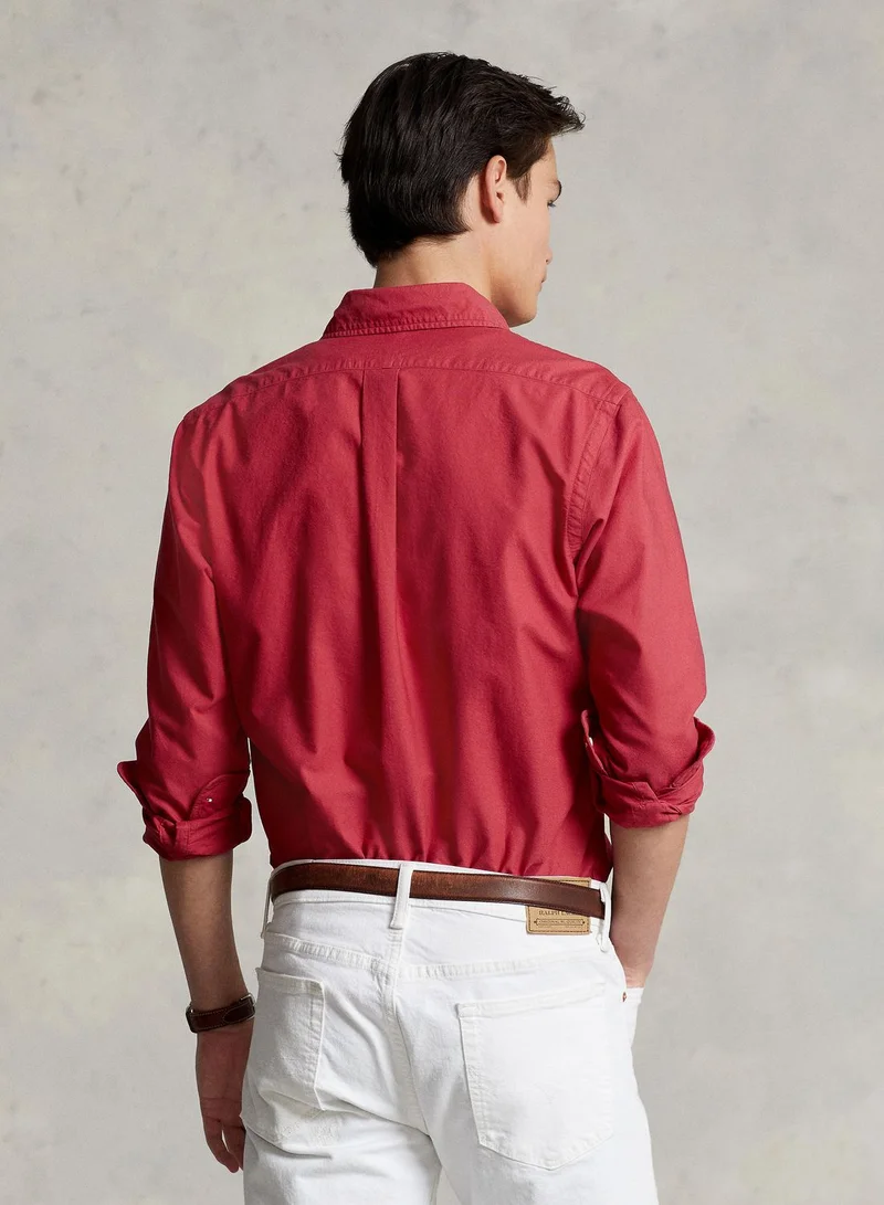POLO RALPH LAUREN Slim Fit Garment-Dyed Oxford Shirt