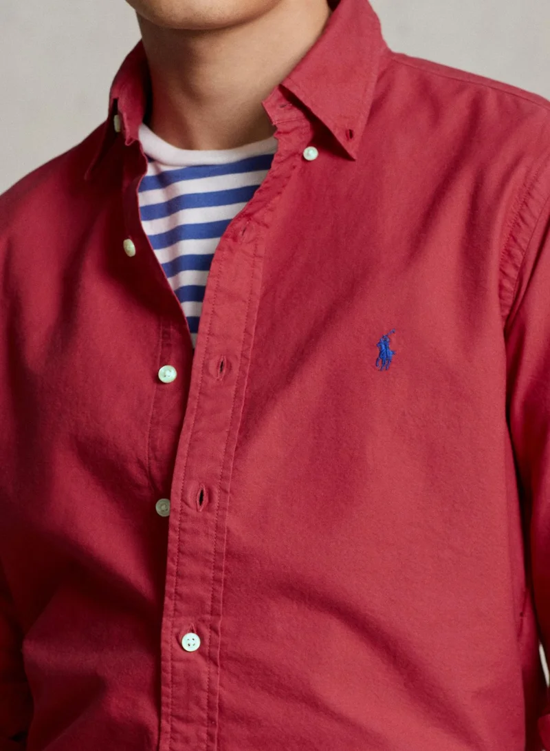 POLO RALPH LAUREN Slim Fit Garment-Dyed Oxford Shirt