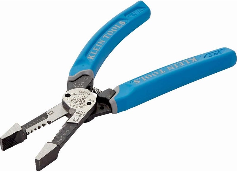 Klein Tools K12035 قواطع الأسلاك كلاين-كورف، مصنوعة في الولايات المتحدة الأمريكية، أداة ثقيلة لتحرير الأسلاك - Image 1
