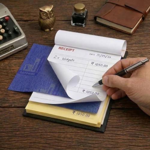 Kores Carbon Paper Sapphire Blue – Pack of 100 Sheets | India's No.1 Carbon Paper Brand | Non-Smudge Royal Blue Impressions | Compatible with Pen & Pencil | Clean Duplication for Office, Billing Use and Artwork Tracing - Image 5