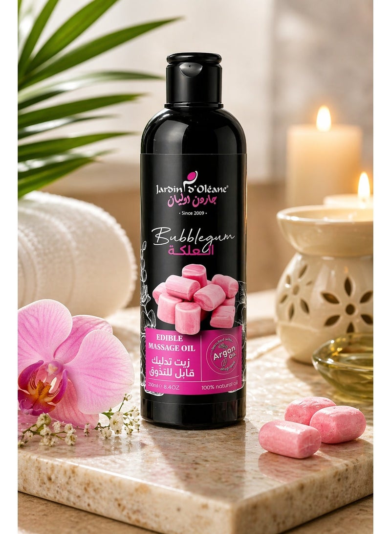 JARDIN D OLEANE Edible Massage Oil – Bubblegum Flavor – 250ml - Image 2