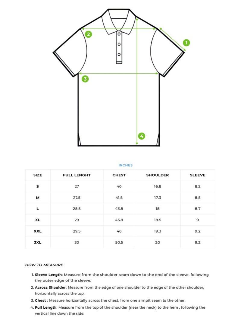 THE BEAR HOUSE Men’s Polo T-Shirt – Soft, Breathable Cotton, Classic Fit for All-Day Comfort, Stylish Casual Shirt for Summer, Everyday Wear & Outdoor Activities  - Image 4