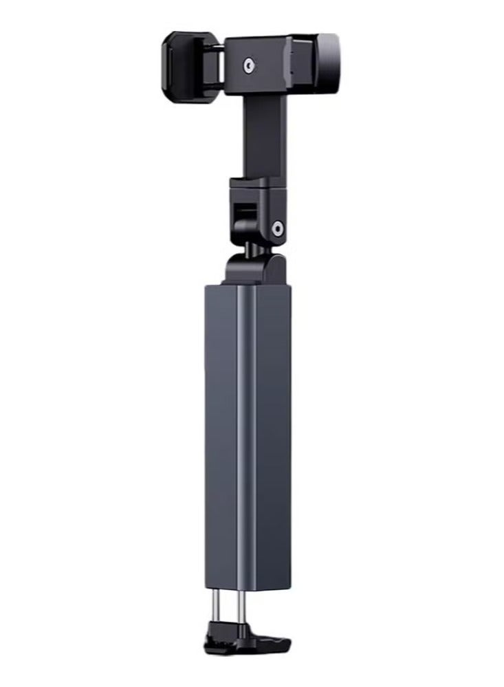 ELTRAZONE Airplane Phone Mount Travel Must-Have Foldable Phone Stand with 360° Rotation, Pocket-Sized Holder for Airplane Seat Back, Tray Table, Car Back Seat & Trunk – Universal Compatibility for iPhone, Samsung & More - Image 1