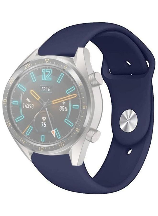 بي جي إم سوار بديل من السيليكون لساعة هواوي GT 2E/GT2 أزرق ميدنايت - Image 1