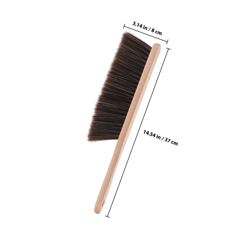 Wooden Handle Sofa Duster Brush with Soft Bristles for Upholstery Bed Car and Home Cleaning - Image 3