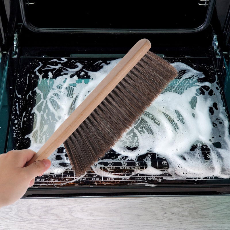 Wooden Handle Sofa Duster Brush with Soft Bristles for Upholstery Bed Car and Home Cleaning - Image 5