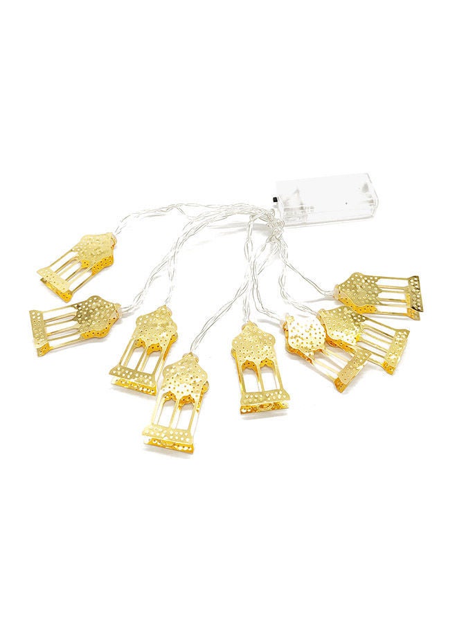 NIBEMINENT Ramadan String Lights Gold 200cm  - Image 1