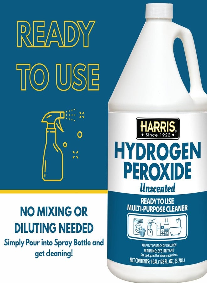 HARRIS Hydrogen Peroxide Ready to Use, 128oz, for Kitchen, Bath, Laundry and Home with Easy Fill Funnel Included, Unscented - Image 3