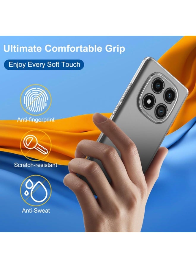 جراب حماية شفاف لهاتف Redmi Note 15 Pro Plus 5G، مصنوع من مادة TPU المرنة والناعمة، بتصميم نحيف وخفيف الوزن، متوافق مع هاتف Redmi Note 15 Pro Plus 5G. - Image 5