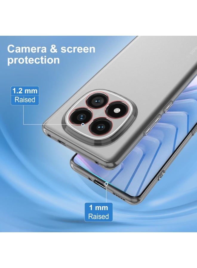 جراب حماية شفاف لهاتف Redmi Note 15 Pro Plus 5G، مصنوع من مادة TPU المرنة والناعمة، بتصميم نحيف وخفيف الوزن، متوافق مع هاتف Redmi Note 15 Pro Plus 5G. - Image 3