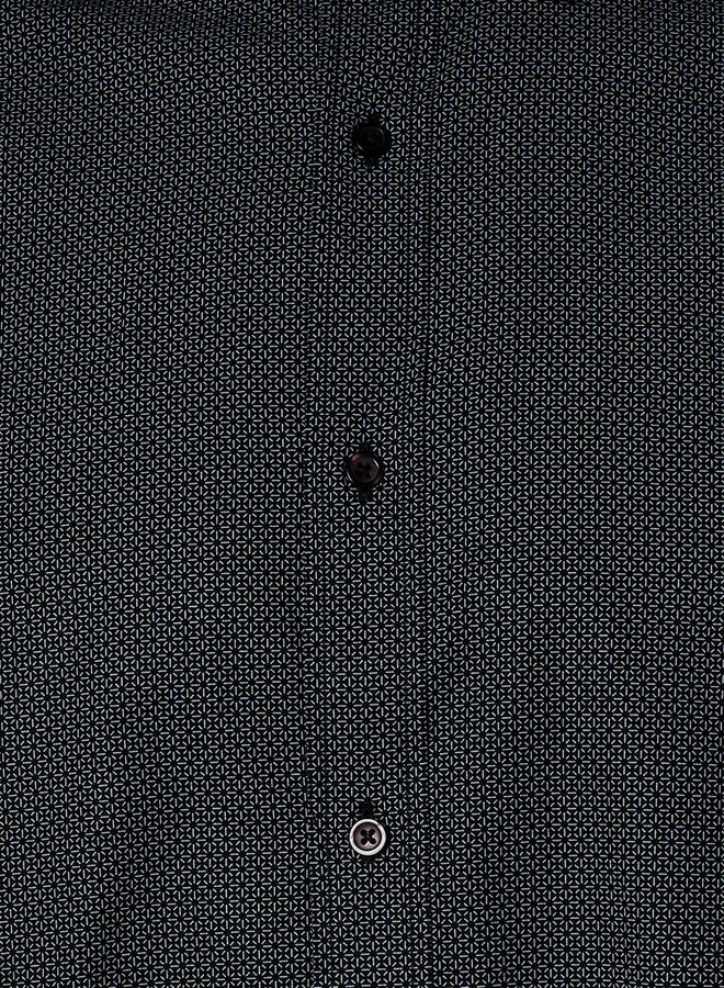 Splash FAV Men Regular Fit Spread Collar Textured Long Sleeves Shirt - Image 2