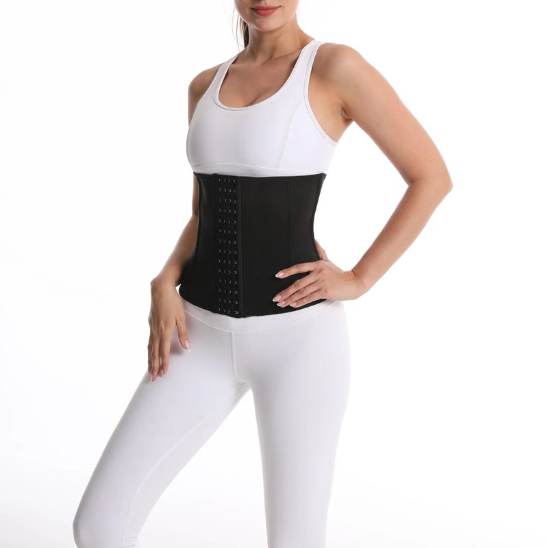 Bluejw Women's Waist Trainer Sauna Belt - Waist Trimmer Tensioner for Shaping & Slimming, Silvery - Image 5