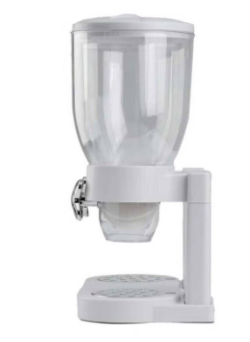 Festive Gallery Double Container Cereal Beverage Dispenser White/Clear 19x32x41centimeter - Image 5