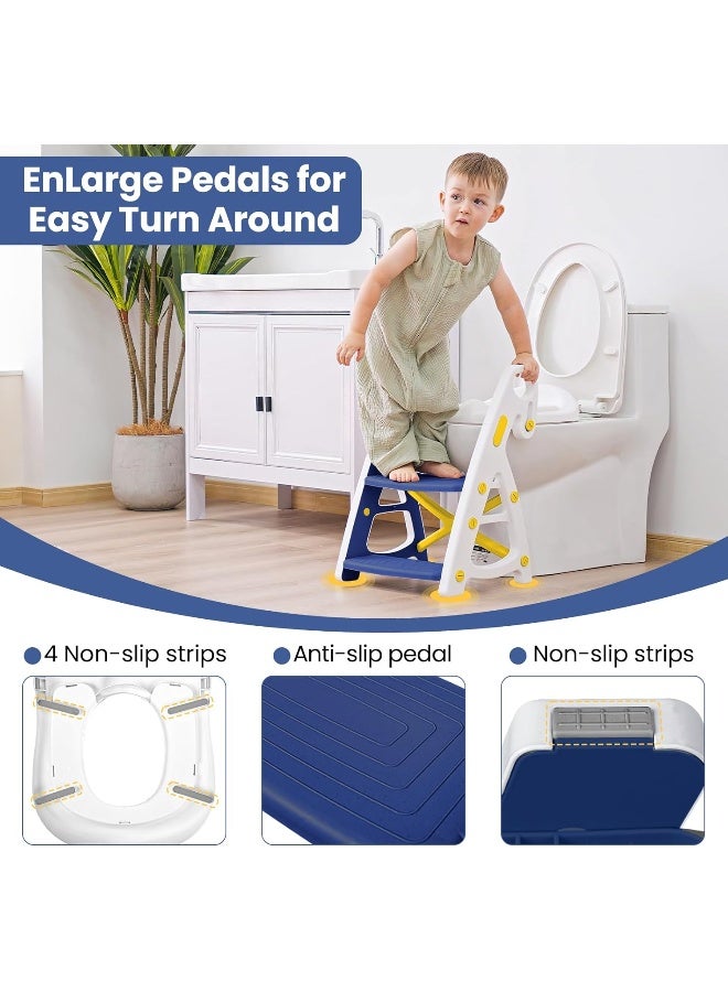 PRIMLECT Potty Training Toilet Seat with Step Stool Ladder - Image 4