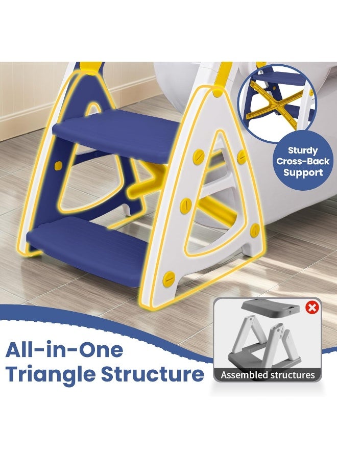 PRIMLECT Potty Training Toilet Seat with Step Stool Ladder - Image 2