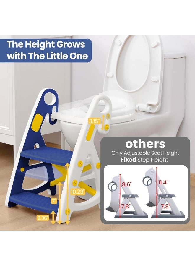 PRIMLECT Potty Training Toilet Seat with Step Stool Ladder - Image 5