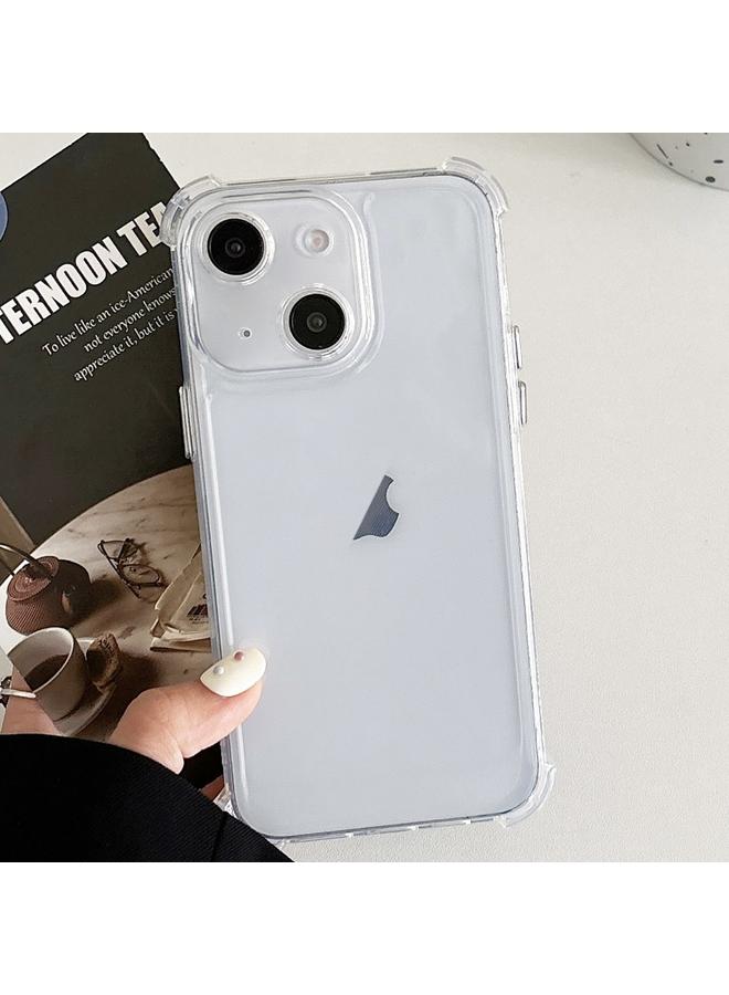اس-توب جراب لهاتف iPhone 14 Plus، جراب شفاف مقاوم للصدمات من مادة TPU بأربع زوايا - Image 1