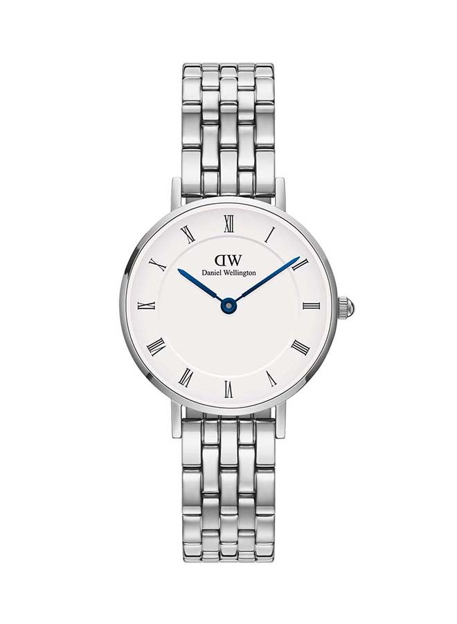 DANIEL WELLINGTON PETITE Roman numerals 28 5-LINK S White - Image 1