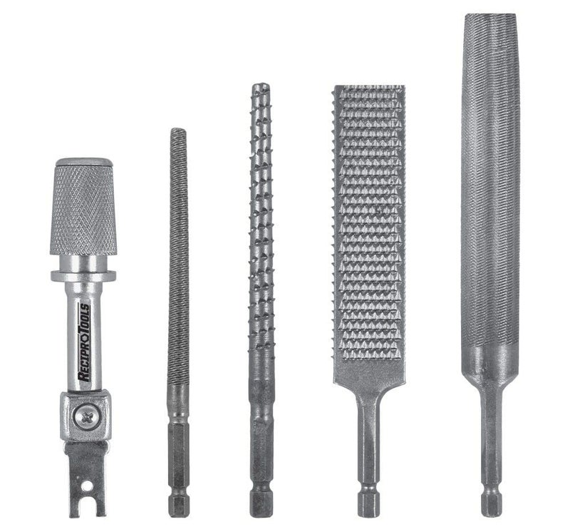 Reciprotools RCT5PCFK 5 PC Wood and Metal Filing Kit for Recipro Small