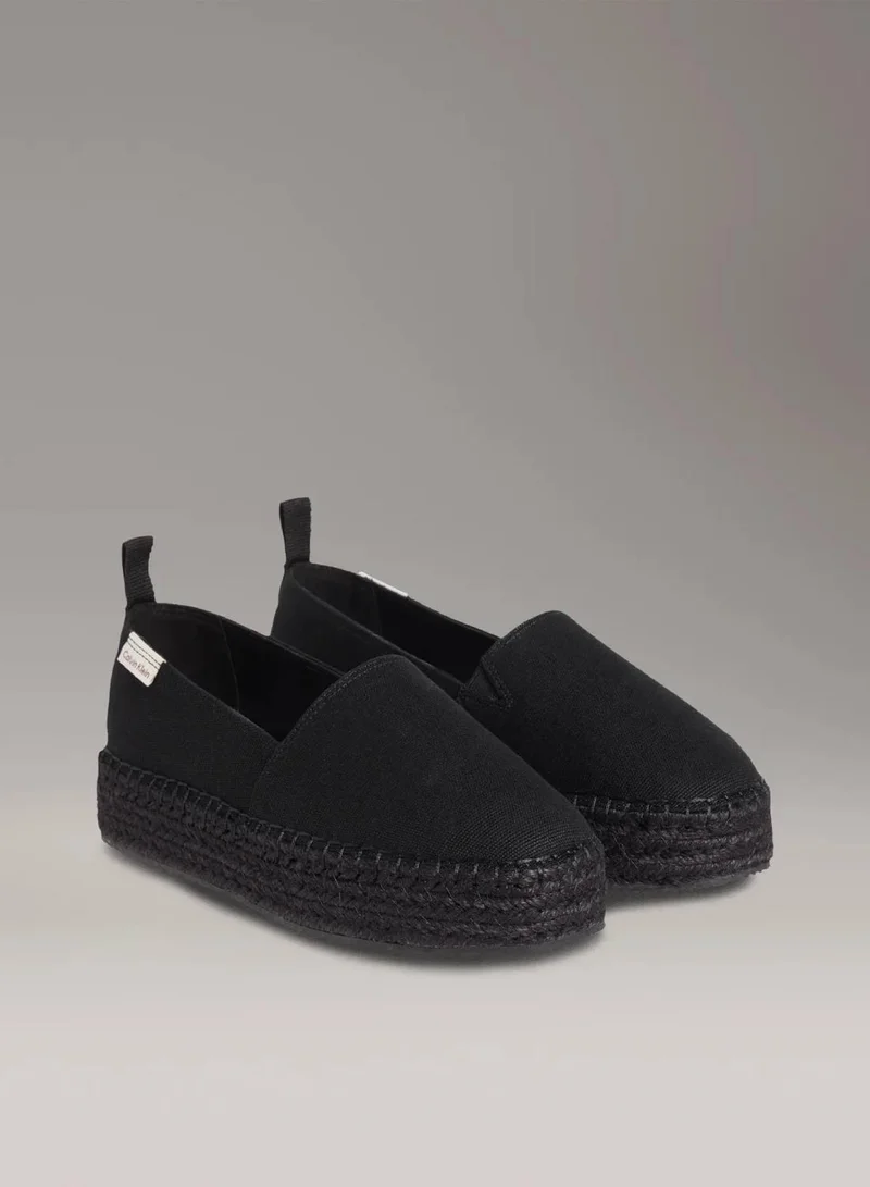 Calvin Klein Jeans Canvas Platform Espadrilles