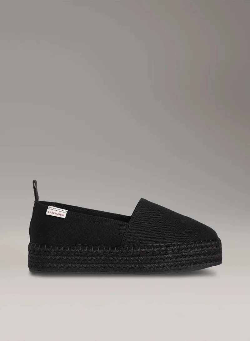 Calvin Klein Jeans Canvas Platform Espadrilles