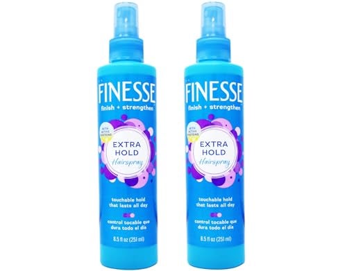 Finesse Finish  Strengthen Extra Hold Hairspray 850 oz Pack of 2