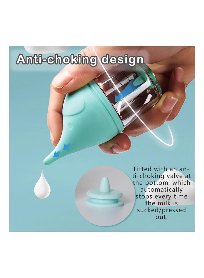 Newborn Kitten Puppy Feeding Bottles for Nursing,  Kitten Bottles for Nursing, Puppy Milk Bottles with Anti-chocking Design, Professional Feeding Nipple Bottle for Small Animals (Blue 20ML) - Image 4