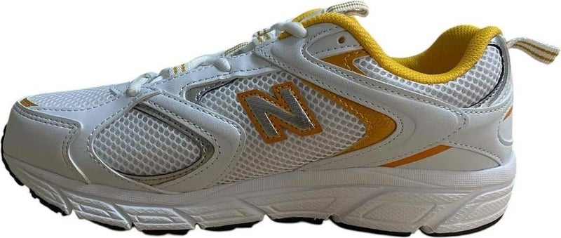 New Balance Lifestyle Unisex Shoes ML408WO White & Yellow Women's Casual Shoes  - Image 1