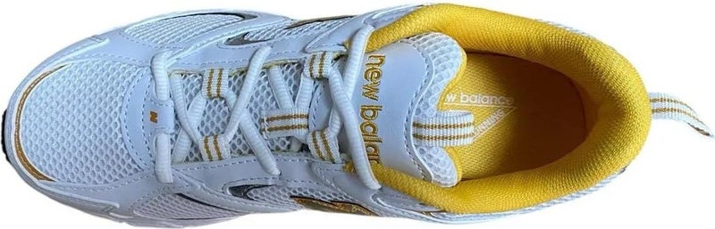 New Balance Lifestyle Unisex Shoes ML408WO White & Yellow Women's Casual Shoes  - Image 2