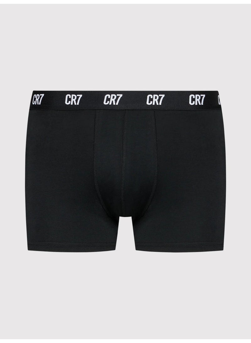 CR7 Basic Men’s Trunks – 5-Pack Cotton Stretch Underwear | Soft, Breathable & Everyday Comfort - Image 4