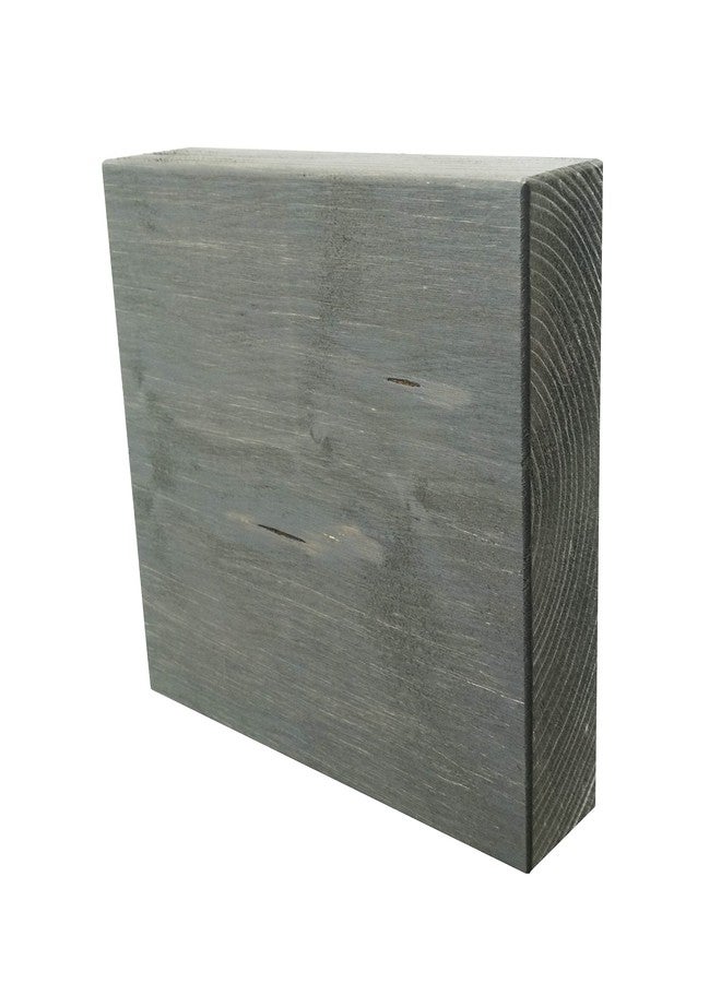 FixtureDisplays® 8X8X2 Solid Fir Wood Block Aged Finish Riser Photo Prop Display Stand 195-BLOCK-NPF - Image 4