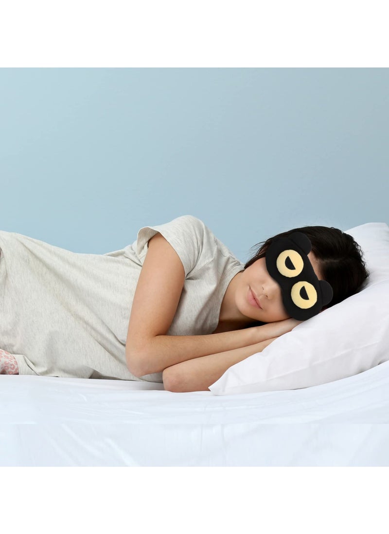 Cute Sleeping Eye Mask - Soft Lightweight Eye Mask with Adjustable Straps, Fun Sleeping Eye Mask, Eye Mask, Kids Women Men Travel Nap Eye Mask Eye Mask Game  - Image 3