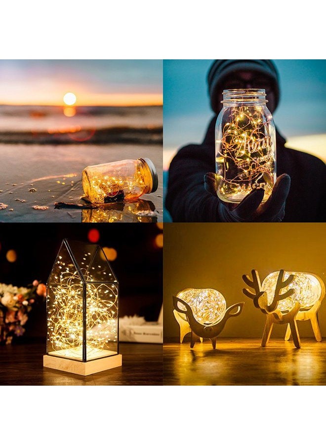 ANJAYLIA Fairy Lights, 10ft 30 LED Mini String Lights Battery Operated Firefly Starry Lights for Wedding, Bedroom, Party, Christmas, Warm White 2 Pack - Image 5