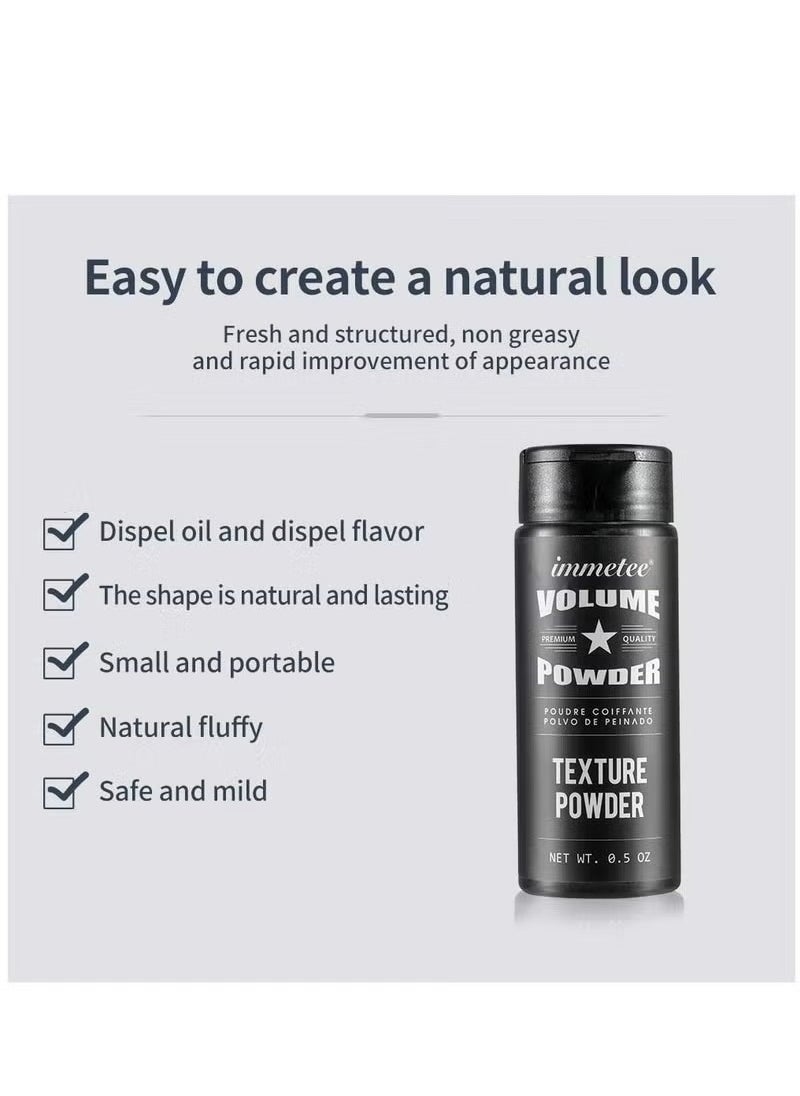 Immetee - Hair Volume Powder Light Control Fluffy Mattifying Texturizing & Volumizing Hair Concealer Powder Hair Volume Dust Hair Styling Powder Unisex 0.5 oz - Image 1