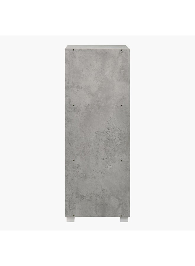 Home Box Home Box Alford Aspen 6-Door Engineereing Wood Multipurpose Storage Unit Grey 60 x 107.5 x 39.4 cm - Image 5