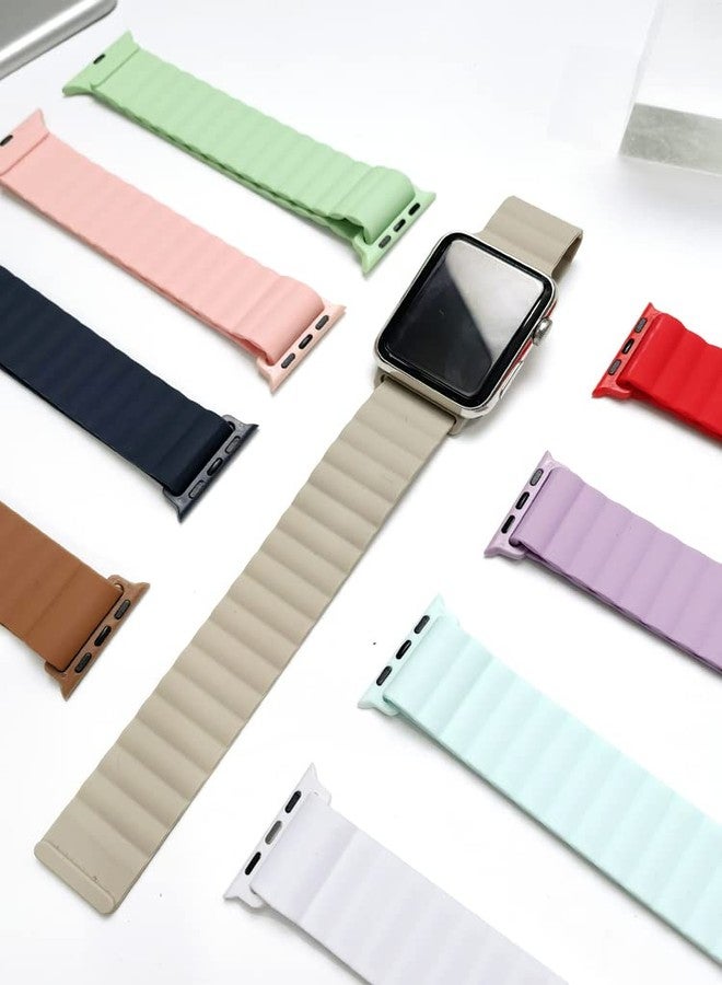 Wowstrap Magnetic Closure for Apple Watch Band 40mm 41mm 38mm 44mm 45mm 42mm 46mm 49mm 44 45 Kid/Men/Women,Silicone Sport Loop Bracelet Wristband Strap for iWatch series 11 10 9 8 7 6 5 4 3 SE 3/2 Ultra 3/2 - Image 4