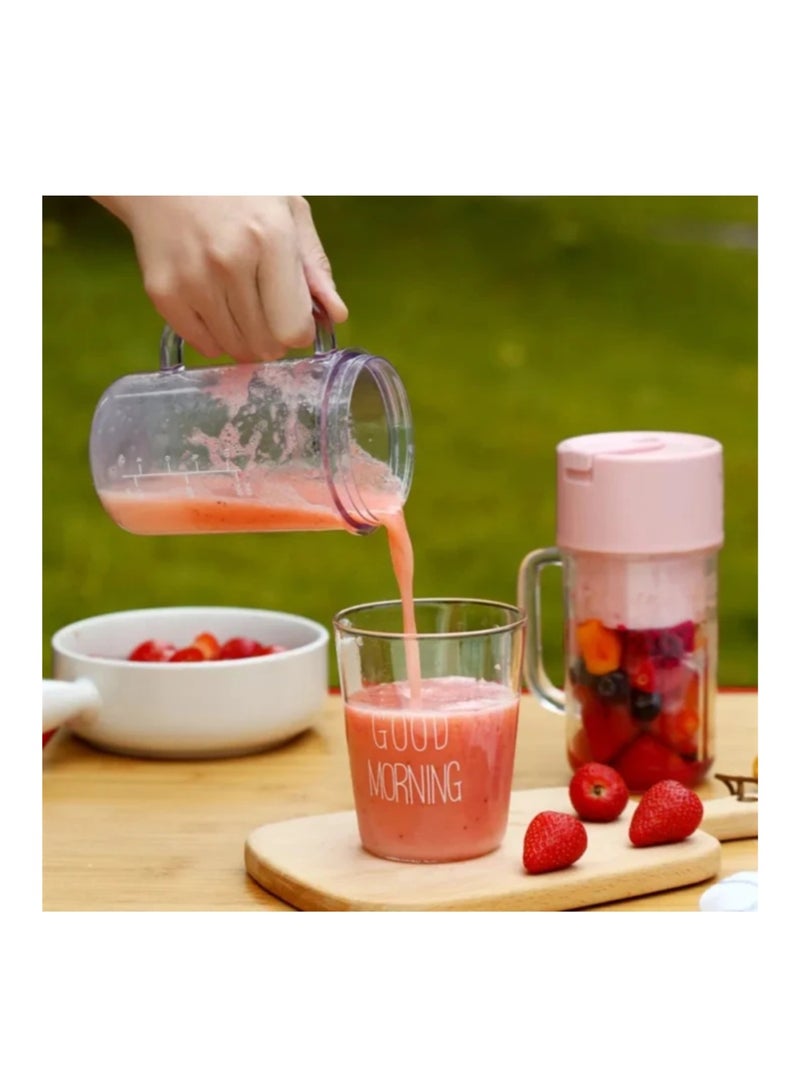 Epsilon Portable Electric Juicer Blender Ice Crushed Fruit Mixers Smoothies Milkshake Multifunction Juice Maker Machine with Straw - Image 5