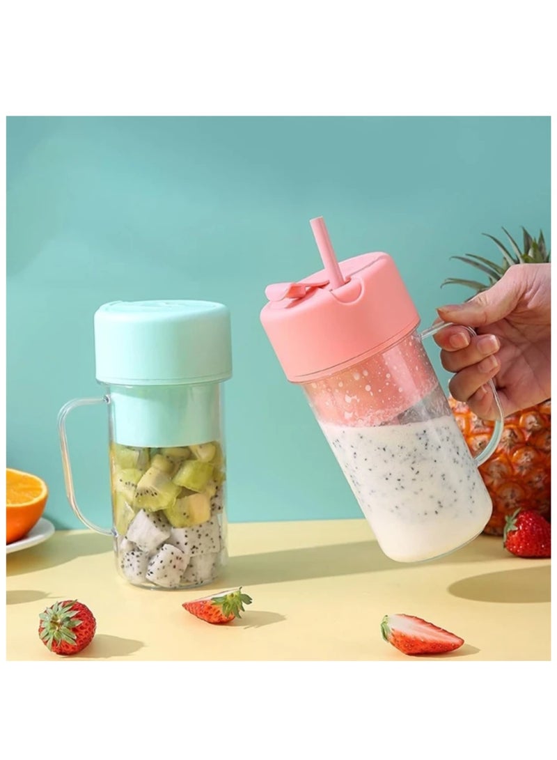 Epsilon Portable Electric Juicer Blender Ice Crushed Fruit Mixers Smoothies Milkshake Multifunction Juice Maker Machine with Straw - Image 2