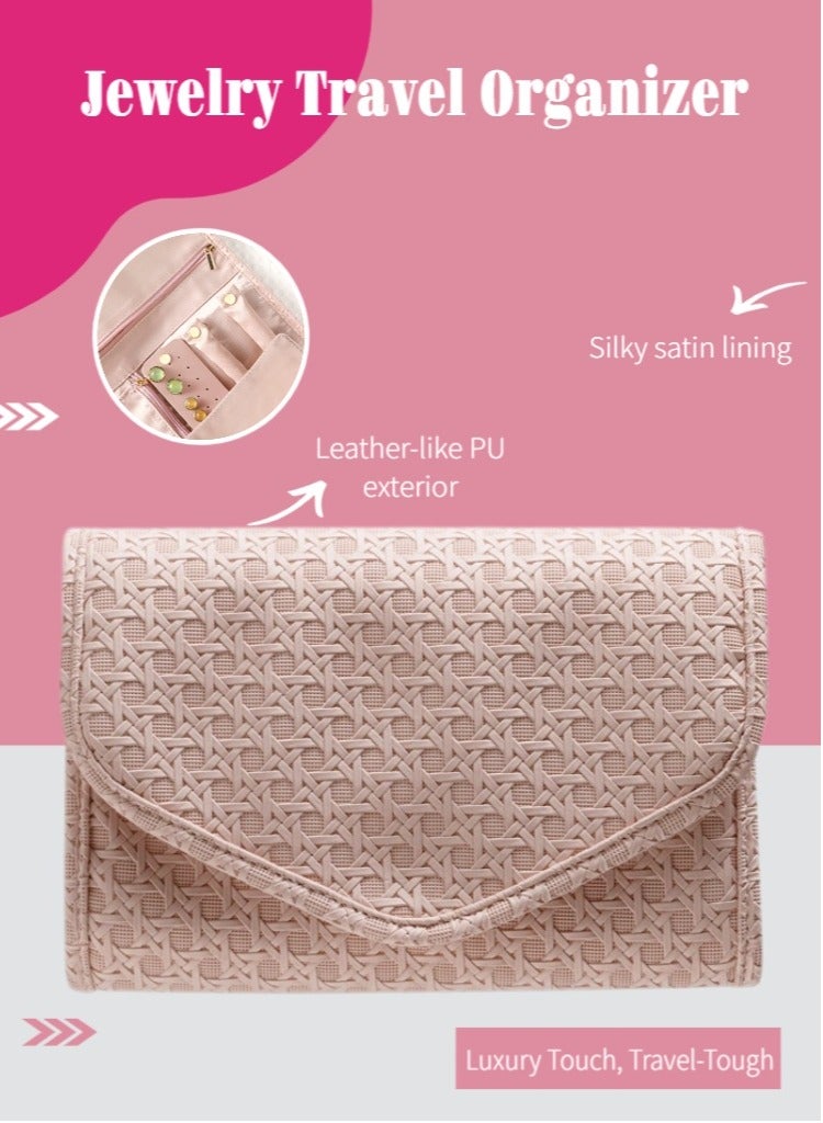 العنوان: ✨حافظة مجوهرات سفر – أنيقة فائقة التنظيم! - Image 2