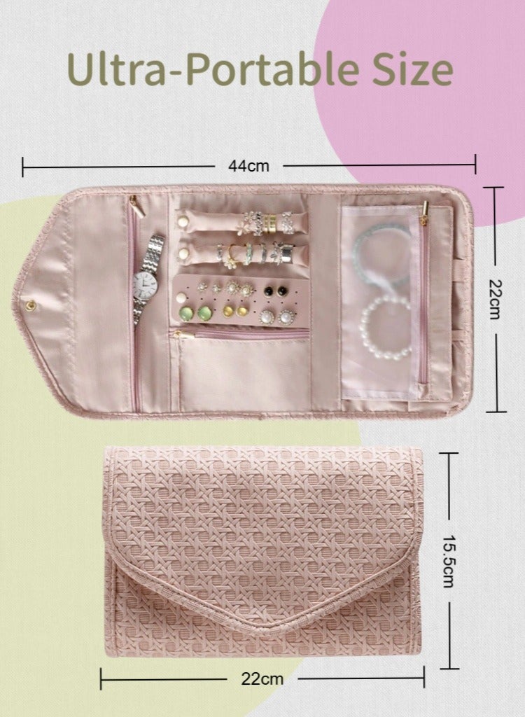 العنوان: ✨حافظة مجوهرات سفر – أنيقة فائقة التنظيم! - Image 3